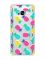Чохол з потовщеними кутами на Samsung Galaxy S8 :: Різнокольорові ананаси (принт 346)