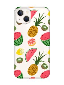Прозорий чохол із захистом камери на iPhone 14 Plus :: Фруктовий мікс (принт 347)