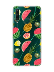 Прозорий чохол на Huawei Y6p :: Фруктовий мікс (принт 347)