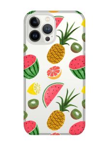 Прозорий чохол із захистом камери на iPhone 14 Pro Max :: Фруктовий мікс (принт 347)