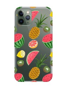 Прозорий чохол на iPhone 12 / 12 Pro :: Фруктовий мікс (принт 347)