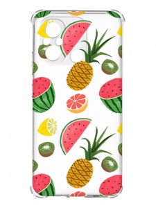 Чохол з потовщеними кутами на Xiaomi Redmi 12C :: Фруктовий мікс (принт 347)