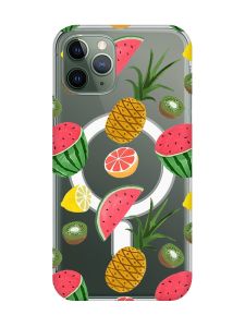Магнітний чохол на iPhone 12/12 Pro із підтримкою MagSafe :: Фруктовий мікс (принт 347)