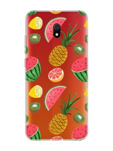 Прозорий чохол на Xiaomi Redmi 8A :: Фруктовий мікс (принт 347)