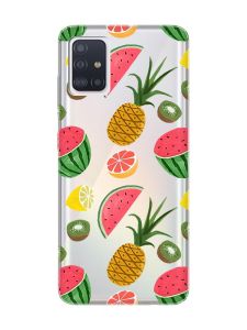 Прозорий чохол на Samsung Galaxy A71/A715 :: Фруктовий мікс (принт 347)
