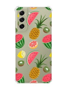 Чохол із потовщеними кутами на Samsung S21 FE :: Фруктовий мікс (принт 347)