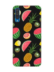 Матовий чорний чохол на Samsung Galaxy A50 (2019) A505/A30s :: Фруктовий мікс (принт 347)