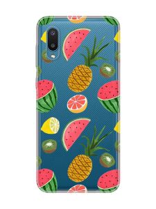 Прозорий чохол на Samsung Galaxy A02/A022 (2021) :: Фруктовий мікс (принт 347)