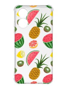 Чохол із потовщеними кутами на Oppo A17 :: Фруктовий мікс (принт 347)