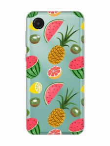 Прозорий чохол на Samsung Galaxy A03 Core / A032 :: Фруктовий мікс (принт 347)