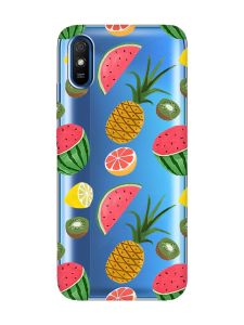 Прозорий чохол на Xiaomi Redmi 9A  :: Фруктовий мікс (принт 347)