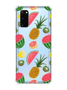 Чохол із потовщеними кутами на Samsung Galaxy S20 Plus :: Фруктовий мікс (принт 347)