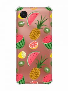 Чохол з потовщеними кутами на Samsung Galaxy A03 Core/A032 :: Фруктовий мікс (принт 347)