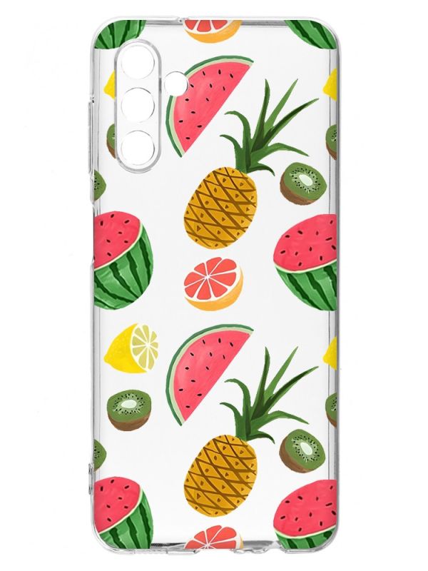 Прозорий чохол на Samsung A04s/A13 5G :: Фруктовий мікс (принт 347)