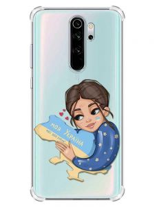 Чохол з потовщеними кутами на Xiaomi Redmi Note 8 Pro :: Моя Україна (принт 2)