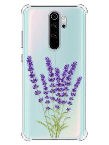 Чохол з потовщеними кутами на Xiaomi Redmi Note 8 Pro :: Лаванда (принт 28)