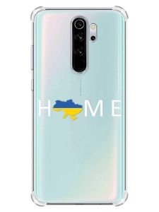 Чохол з потовщеними кутами на Xiaomi Redmi Note 8 Pro :: Дім Україна (патріотичний принт 73)