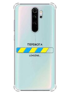 Чохол з потовщеними кутами на Xiaomi Redmi Note 8 Pro :: Перемога Завантаження (патріотичний принт 88)