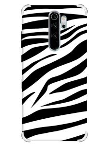 Чохол з потовщеними кутами на Xiaomi Redmi Note 8 Pro :: Фон Зебра (принт 92)