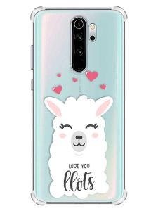 Чохол з потовщеними кутами на Xiaomi Redmi Note 8 Pro :: Лама (принт 94)