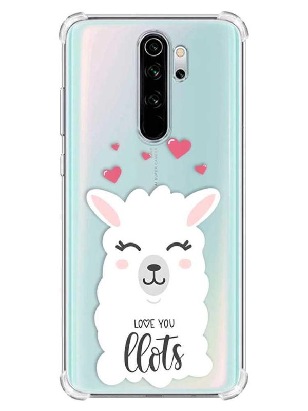 Чохол з потовщеними кутами на Xiaomi Redmi Note 8 Pro :: Лама (принт 94)