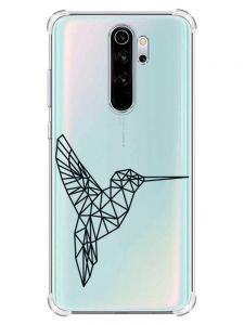 Чохол з потовщеними кутами на Xiaomi Redmi Note 8 Pro :: Колібрі (принт 122)