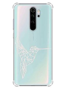 Чохол з потовщеними кутами на Xiaomi Redmi Note 8 Pro :: Колібрі (принт 123)