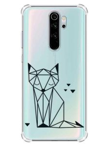 Чохол з потовщеними кутами на Xiaomi Redmi Note 8 Pro :: Лисиця (принт 126)