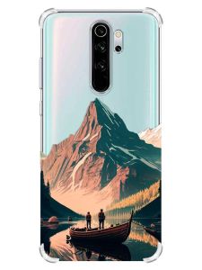 Чохол з потовщеними кутами на Xiaomi Redmi Note 8 Pro :: Човен. Пейзаж (принт 246)
