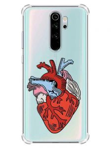 Чохол з потовщеними кутами на Xiaomi Redmi Note 8 Pro :: Серце анатомічне (принт 250)