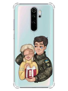 Чохол з потовщеними кутами на Xiaomi Redmi Note 8 Pro :: Подарунок Перемога (патріотичний принт 178)