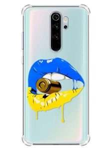 Чохол з потовщеними кутами на Xiaomi Redmi Note 8 Pro :: Губи і патрон (принт 264)