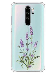 Чохол з потовщеними кутами на Xiaomi Redmi Note 8 Pro :: Гілочки лаванди (принт 266)