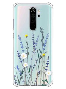 Чохол з потовщеними кутами на Xiaomi Redmi Note 8 Pro :: Польові квіти (принт 270)