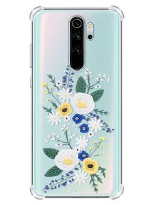 Чохол з потовщеними кутами на Xiaomi Redmi Note 8 Pro :: Квіти. Акварель (принт 271)