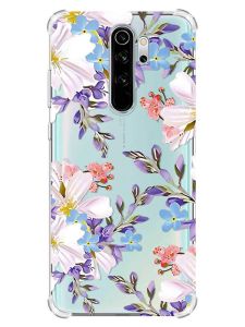 Чохол з потовщеними кутами на Xiaomi Redmi Note 8 Pro :: Квітковий малюнок (принт 272)