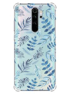 Чохол з потовщеними кутами на Xiaomi Redmi Note 8 Pro :: Рослинний фон (принт 276)