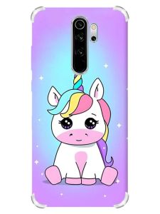 Чохол з потовщеними кутами на Xiaomi Redmi Note 8 Pro :: Єдиноріг (принт 103)