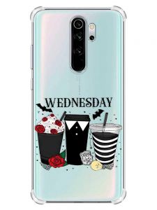 Чохол з потовщеними кутами на Xiaomi Redmi Note 8 Pro :: Коктейлі. Венздей (принт 216)