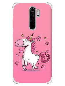 Чохол з потовщеними кутами на Xiaomi Redmi Note 8 Pro :: Єдиноріг (принт 105)