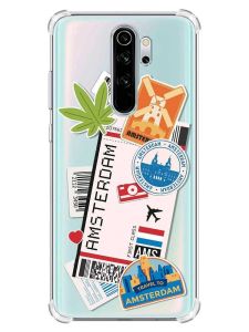 Чохол з потовщеними кутами на Xiaomi Redmi Note 8 Pro :: Подорожі. Амстердам (принт 327)