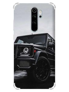 Чохол з потовщеними кутами на Xiaomi Redmi Note 8 Pro :: Авто чорне (принт 234)