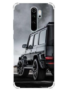 Чохол з потовщеними кутами на Xiaomi Redmi Note 8 Pro :: Авто чорне (принт 235)