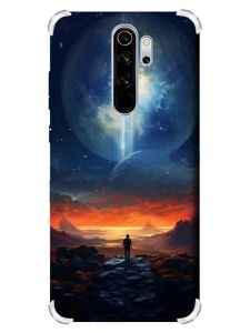 Чохол з потовщеними кутами на Xiaomi Redmi Note 8 Pro :: Космос (принт 247)