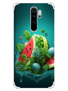 Чохол з потовщеними кутами на Xiaomi Redmi Note 8 Pro :: Кавунова фантазія (принт 337)