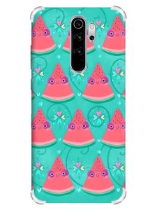 Чохол з потовщеними кутами на Xiaomi Redmi Note 8 Pro :: Веселі кавунчики (принт 348)