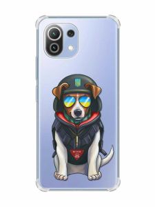 Чохол з потовщеними кутами на Xiaomi Mi 11 Lite :: Патрон (патріотичний принт 4)