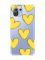 Чохол з потовщеними кутами на Xiaomi Mi 11 Lite :: Сердечка жовті (принт 259)