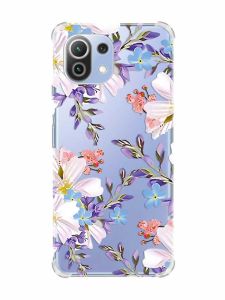 Чохол з потовщеними кутами на Xiaomi Mi 11 Lite :: Квітковий малюнок (принт 272)