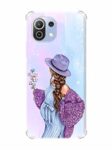 Чохол з потовщеними кутами на Xiaomi Mi 11 Lite :: В очікуванні хлопчика (принт 222)